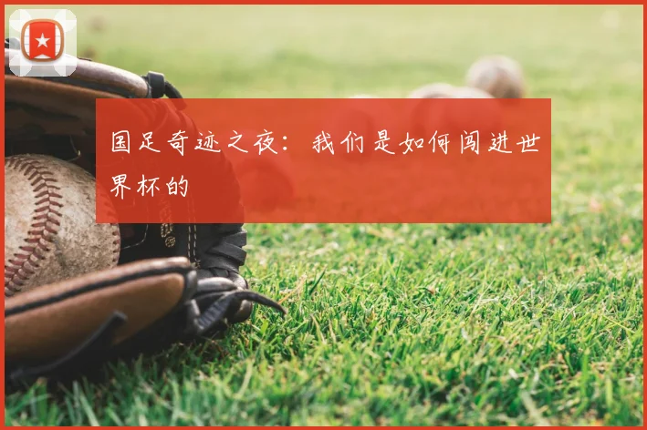 国足奇迹之夜：我们是如何闯进世界杯的